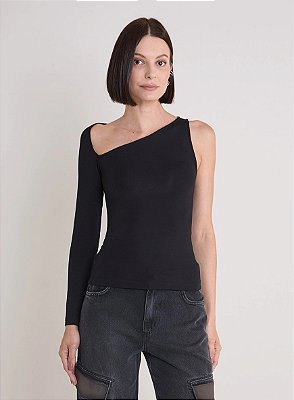 BLUSA JUSTA ASSIMÉTRICA FORUM CUT-OUT