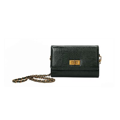 BOLSA CARTEIRA SANTA LOLLA TRANSVERSAL - LIZARD TURMALINA