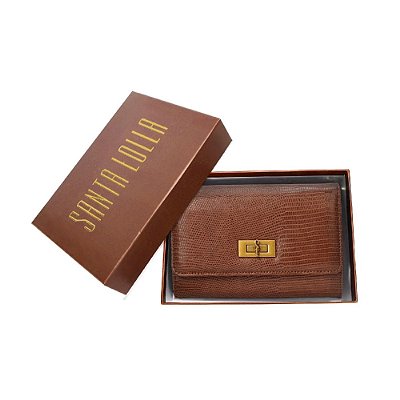BOLSA CARTEIRA SANTA LOLLA - TRANSVERSAL LIZARD