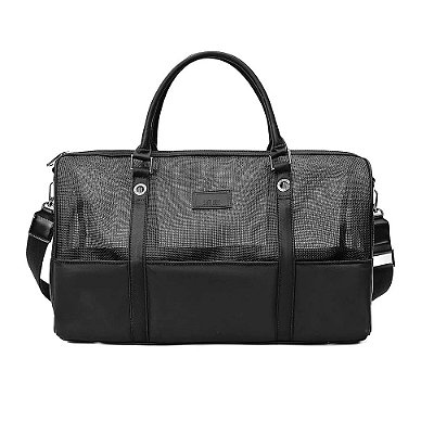 MALA GRANDE SANTA LOLLA - TELA ALÇA DUPLA - PRETO