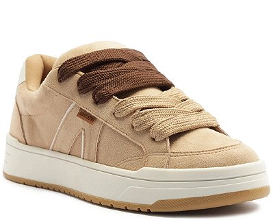 TÊNIS A'26 ANACAPRI ROBUSTO COM CADARÇO DUPLO BEGE