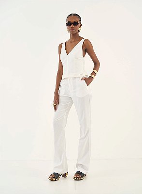 CALÇA COLCCI ROBY ALFAIATARIA WIDE LEG