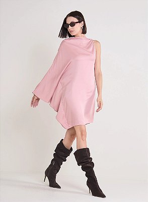 VESTIDO CURTO FORUM ASSIMÉTRICO DE UM OMBRO SÓ