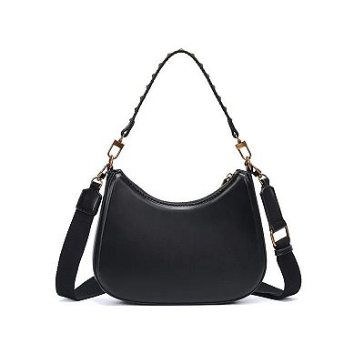 BOLSA M MATERIAL SOFT SANTA LOLLA PRETO