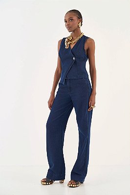 CALÇA JEANS COLCCI JULIETTE WIDE LEG