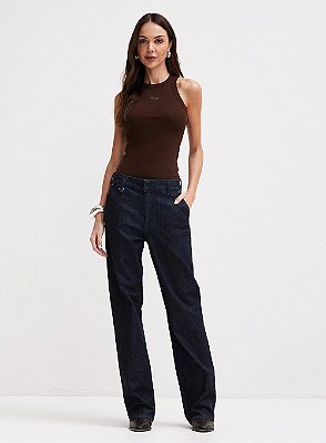 CALÇA JEANS WIDE LEG FORUM RAQUEL