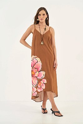 VESTIDO MIDI COLCCI ESTAMPADO COMFORT