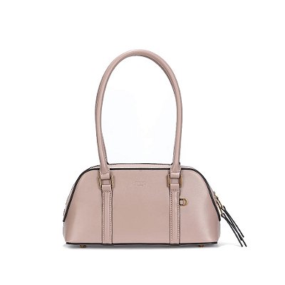 BOLSA DE OMBRO SANTA LOLLA ESTRUTURADA SOFT LISO ROSÊ