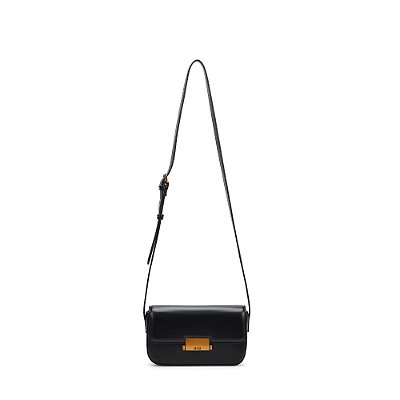 BOLSA PEQUENA SOFT SANTA LOLLA PRETO ALÇA TRANSVERSAL
