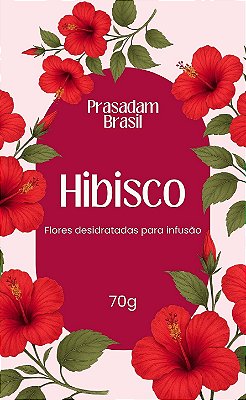 Hibisco em flores desidratado para infusão