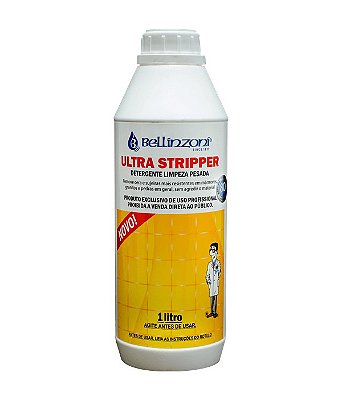 Ultra Stripper Detergente para Limpeza Pesada - 1 Litro - Bellinzoni