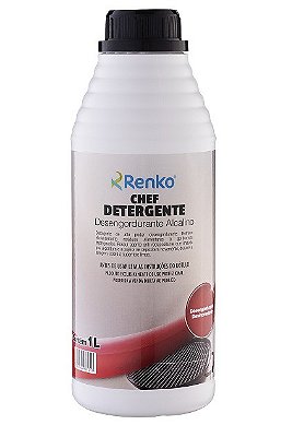 Chef Detergente Desengordurante Alcalino - 1 Litro - Renko