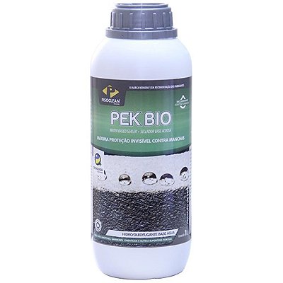 Pek Bio Hidro Oleofugante  base água - 1 Litro - Pisoclean