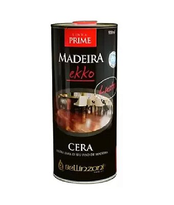 Cera Revitalizadora de Madeira e Laminado Ekko Lustro - 900ml - Bellinzoni