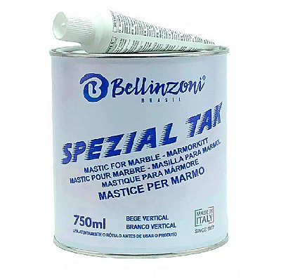 Massa Poliester Mastique para Mármore Especial TAK Branco Vertical - 750 ml - Bellinzoni
