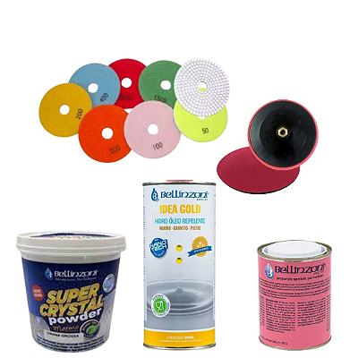 Kit Polimento de Mármore