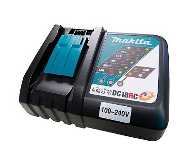 Carregador de Baterias 18V e 14,4V Max 6,0Ah LXT DC18RC Bivolt - Makita