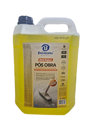 Bell Super - Detergente Pós Obra Ácido - 5 Litros - Bellinzoni