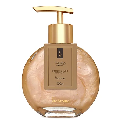 Sabonete Líquido Desodorante Vanilla - 200ml - Via Aroma