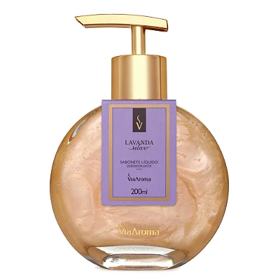 Sabonete Líquido Desodorante Lavanda - 200ml - Via Aroma