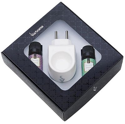 Kit Presente Aromatizador Standard mais 2 Essências - Bamboo e Lavanda - Via Aroma