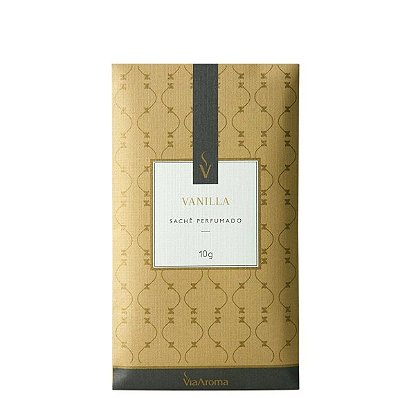 Sachê Perfumado Vanilla - 10g - Via Aroma
