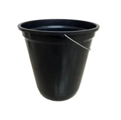 Balde Redondo Black 18L • Sanches