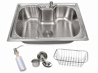 Cuba Gourmet Cozinha Aço Inox 304 Escovada 60x42cm com Acessórios – Stillus Home