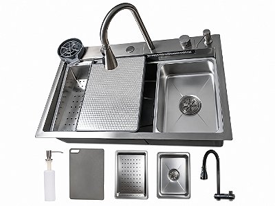 Cuba Gourmet Premium 78x45cm em Aço Inox 304 Escovada com Acessórios – Stillus Home