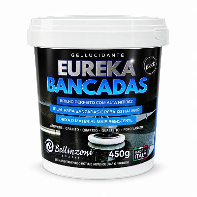 Bellinzoni Eureka Bancadas Black – Gel Lucidante 450g