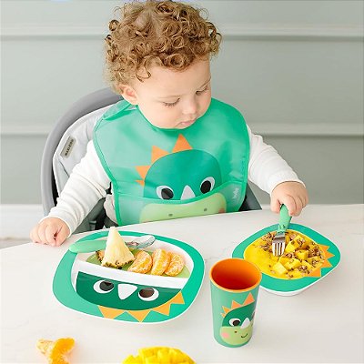 Kit Refeiçao Bubazoo Dino Buba