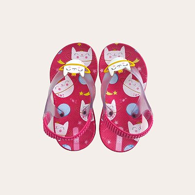 Chinelo Infantil Klin Acqua Rosa