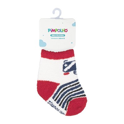 Meia Infantil Peludinha Tamanho 00 a 15 Pimpolho Felpuda