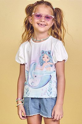 Blusa em Meia Malha Sereia