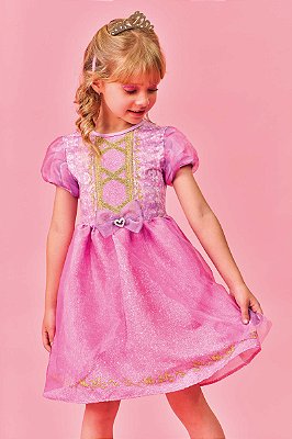 Fantasia Kukiê Rapunzel com Coroa