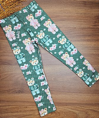 Legging em Termoskin Ursinhos Kukiê