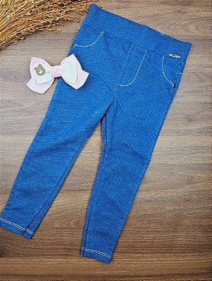 Legging em Malha Denim Kukiê