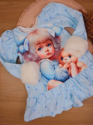 Vestido Peluciado Azul Yoyo