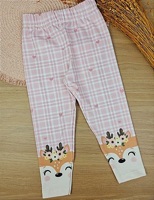 Calça Legging em Termoskin Peluciado Infanti