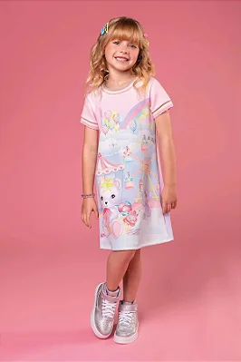 Vestido em Fly Tech Kukiê