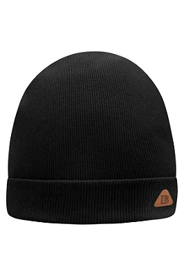 Gorro em Ribana 2x1 Preto LucBoo