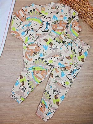 Pijama Camiseta e Calça em Suedine Up Baby