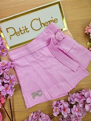 Short Saia Verão Candy Petit Cherie