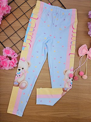 Legging Ursinha Colorida Cinti