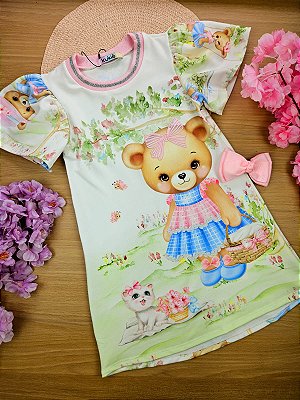Vestido em Molecotton Kukiê