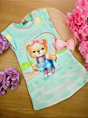 Vestido em Fly Tech Funny Days Kukiê