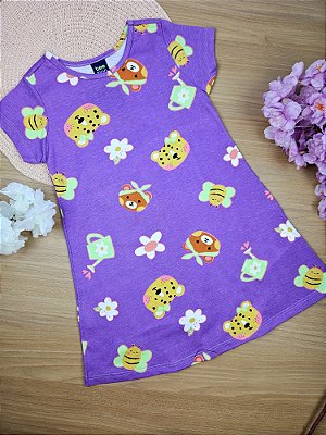 Vestido Roxo Bee Loop