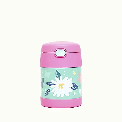 Pote Térmico Infantil Funtainer F310 Jardim das Flores Thermos - 290ml