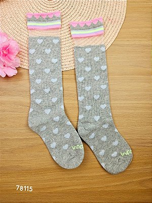 Meia 3/4 Off White Fun P - 25 a 29 - Infanti
