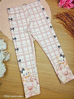 Calça Legging em Termoskin Térmica Peluciada Infanti